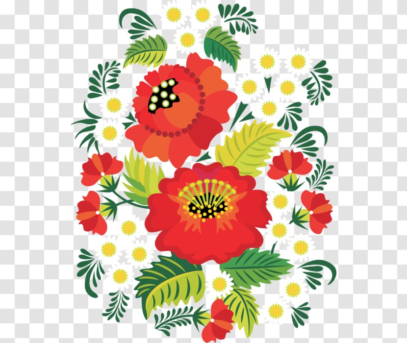 Ukraine Ornament Painting Russia Folk Art - Cut Flowers Transparent PNG