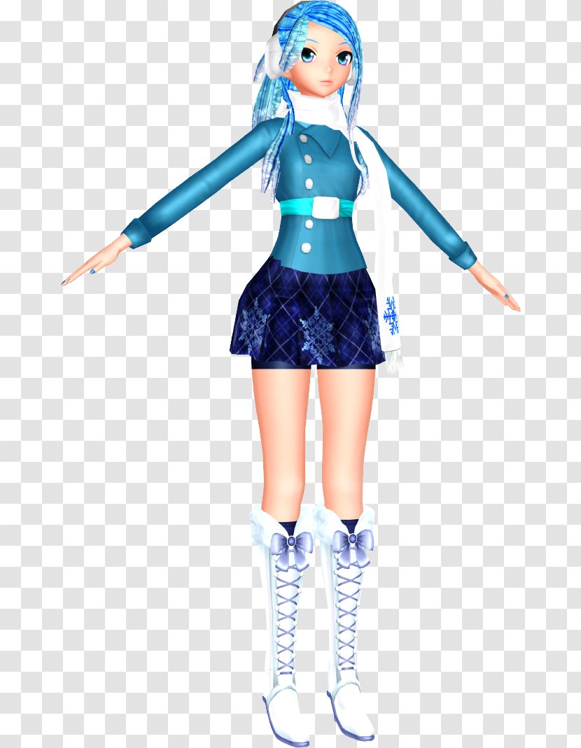 Costume Shoe Character - Electric Blue - Risa Transparent PNG