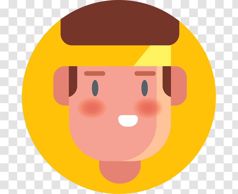 Smiley Nose Cheek Forehead - Face Transparent PNG