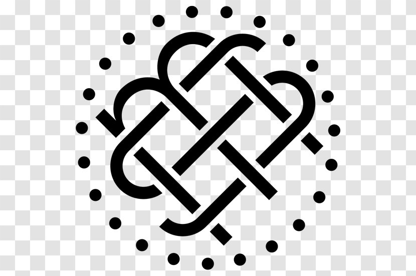 Celtic Knot Symbol Heart - Silhouette Transparent PNG