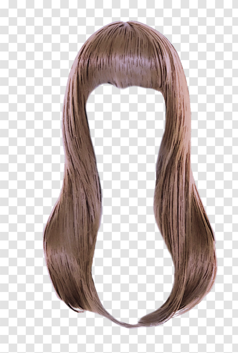 Hair Wig Clothing Hair Coloring Brown Transparent PNG