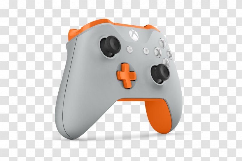 Minecraft Xbox 360 One Controller Game Controllers XBox Accessory - Electronic Device - Orange Zest Transparent PNG