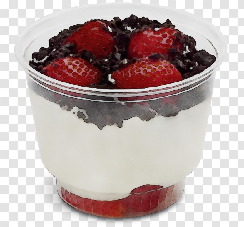 Panna Cotta Frozen Dessert Berry Semifreddo Yoghurt Transparent PNG