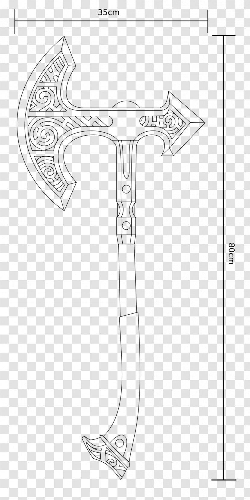 Battle Axe The Elder Scrolls V: Skyrim Drawing Art - Deviantart Transparent PNG