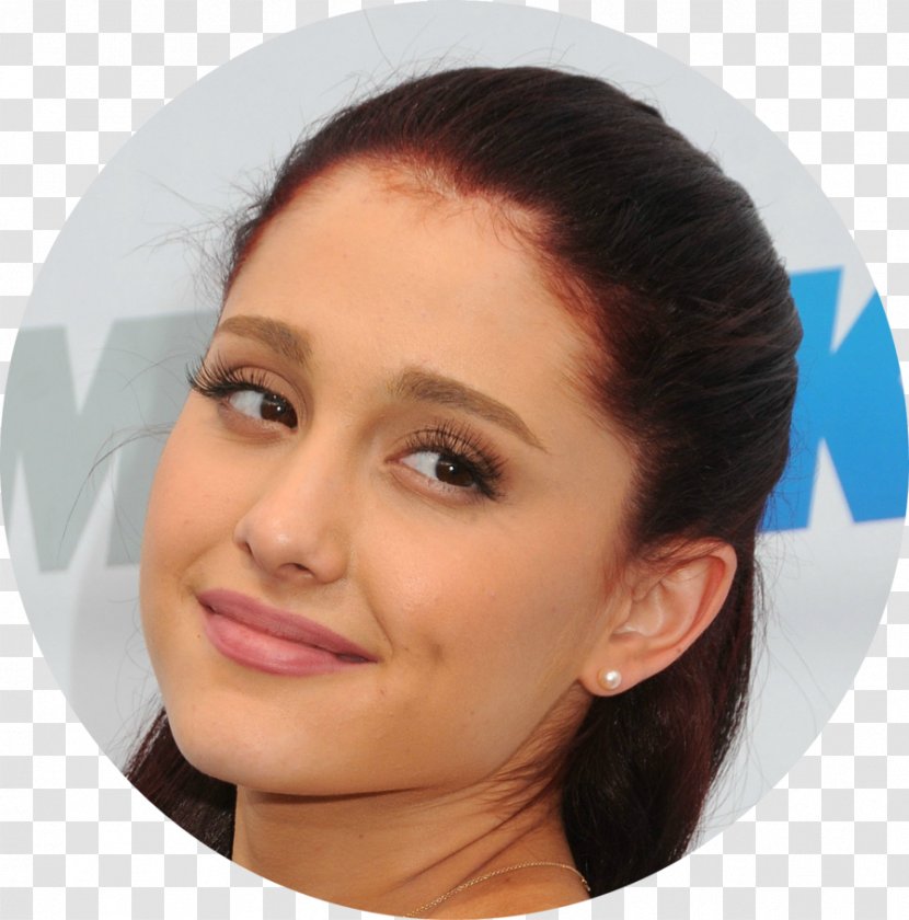 Face Eyebrow Forehead Cheek Eyelash - Flower - Ariana Grande Transparent PNG