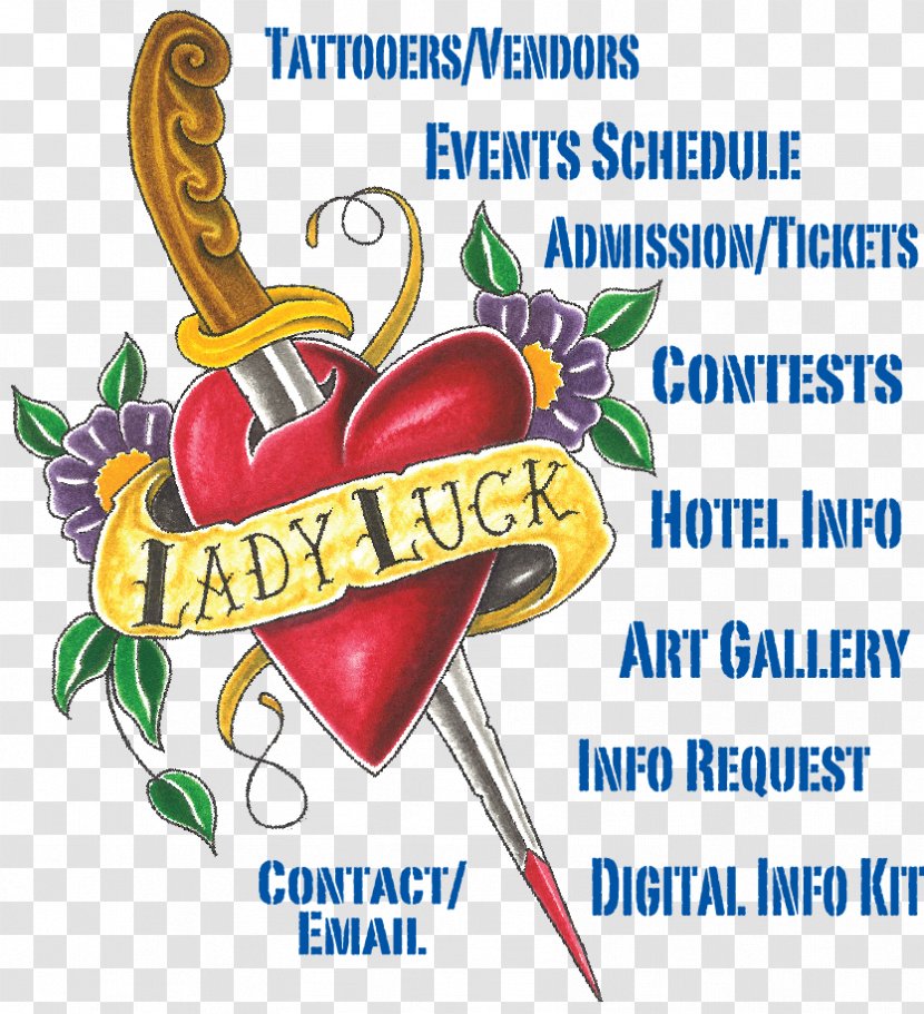 Tattoo Convention Artist Lady Luck Lane Body Piercing - Area - Circus Reno Transparent PNG
