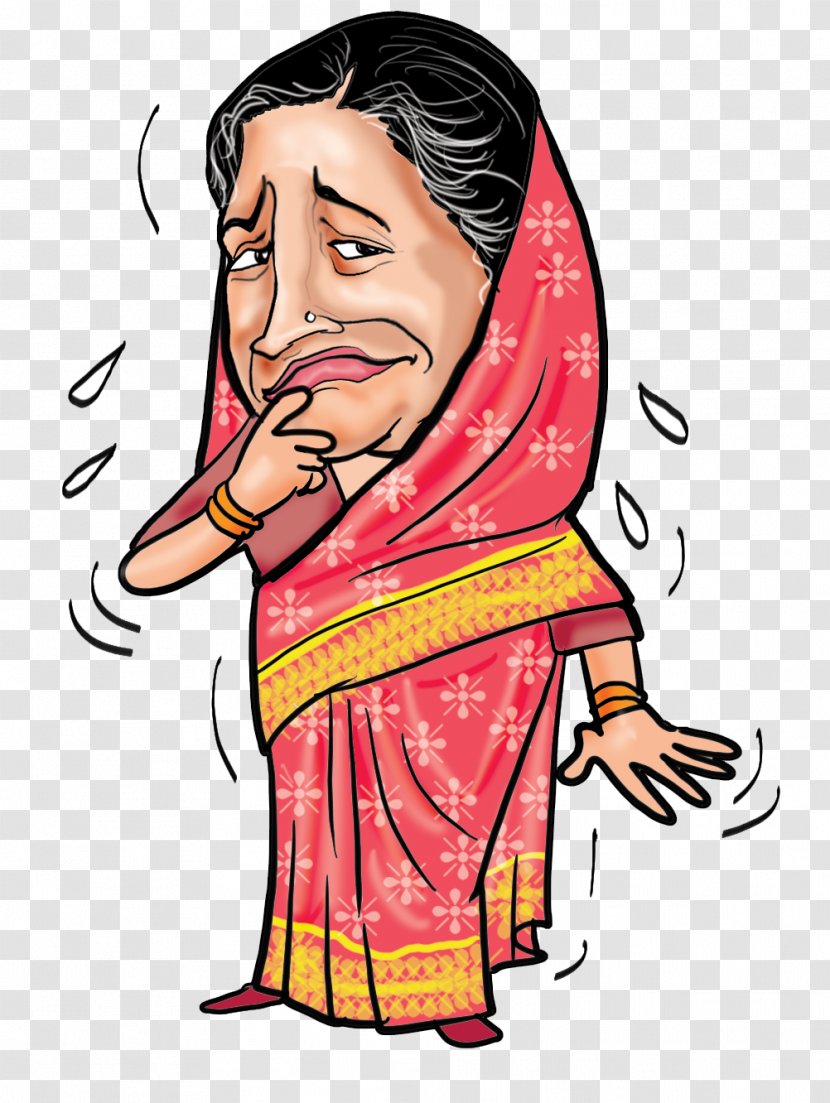 Cartoon Savitri Jindal Caricature - Flower - Salman Khan Transparent PNG