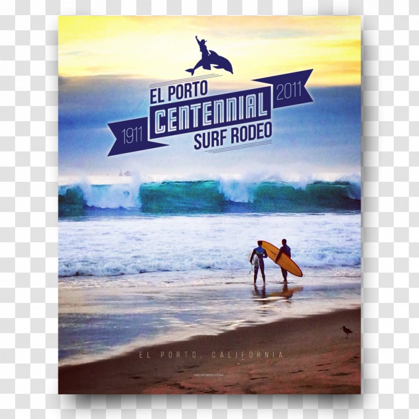Surf Rodeo El Porto Film Poster Advertising - Sky - Watercolor Surfboard Transparent PNG