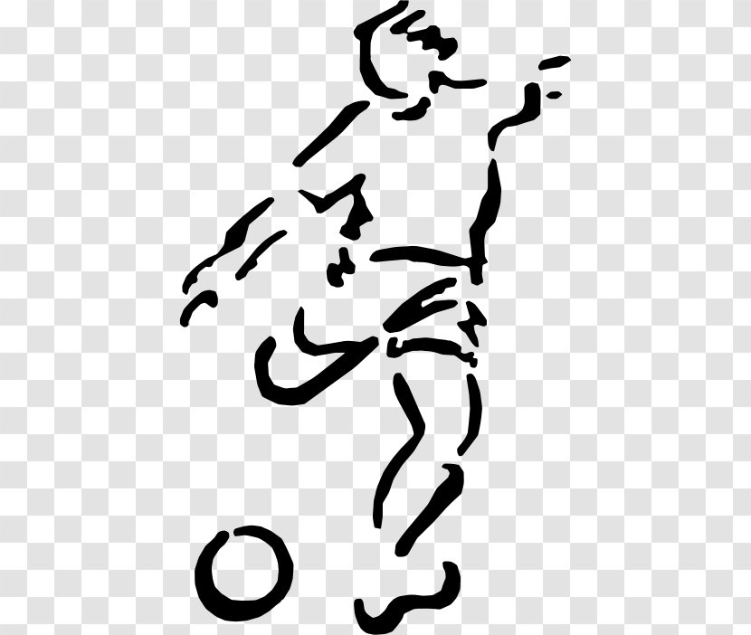 Football Player Stencil American - Silhouette Soccer Transparent PNG