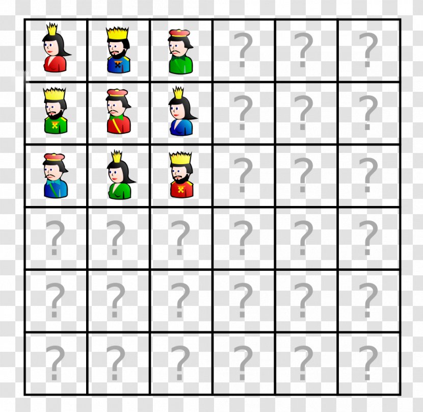 Puzzle Game Problem Graeco-Latin Square - Recreation - Leonhard Euler Transparent PNG