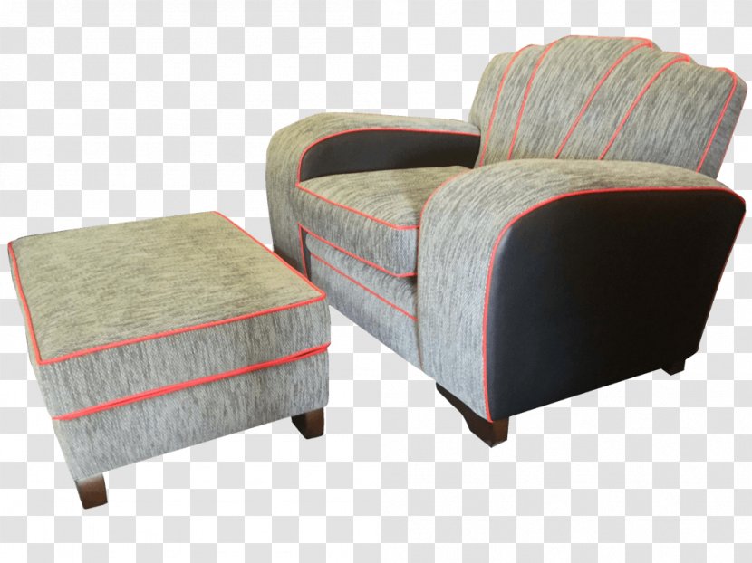 Foot Rests Art Deco Chair - Design Transparent PNG