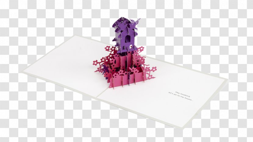 Product Pink M - Purple - Paper Card Transparent PNG