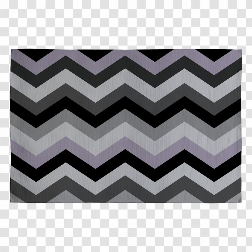 Place Mats Line Angle Black M - Placemat - Chevron Transparent PNG