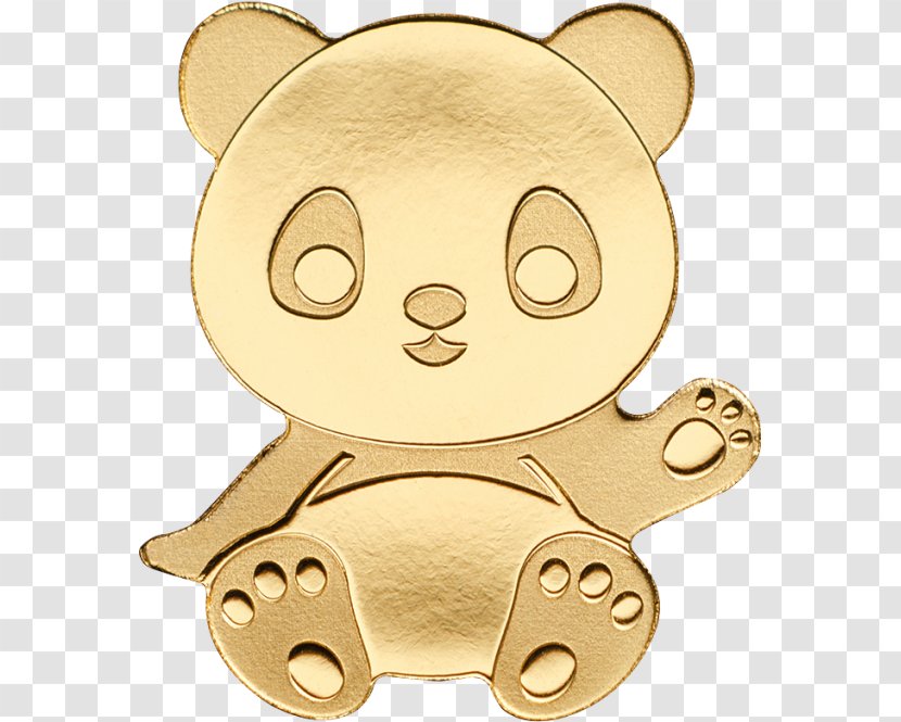 Giant Panda Gold Coin Chinese - Frame Transparent PNG