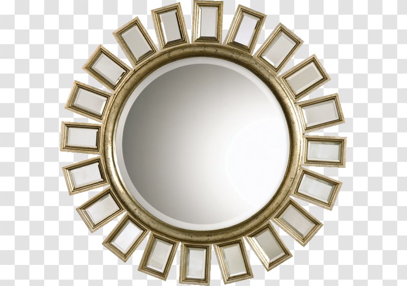 Light Mirror Silver Gold Wall - Framing Transparent PNG