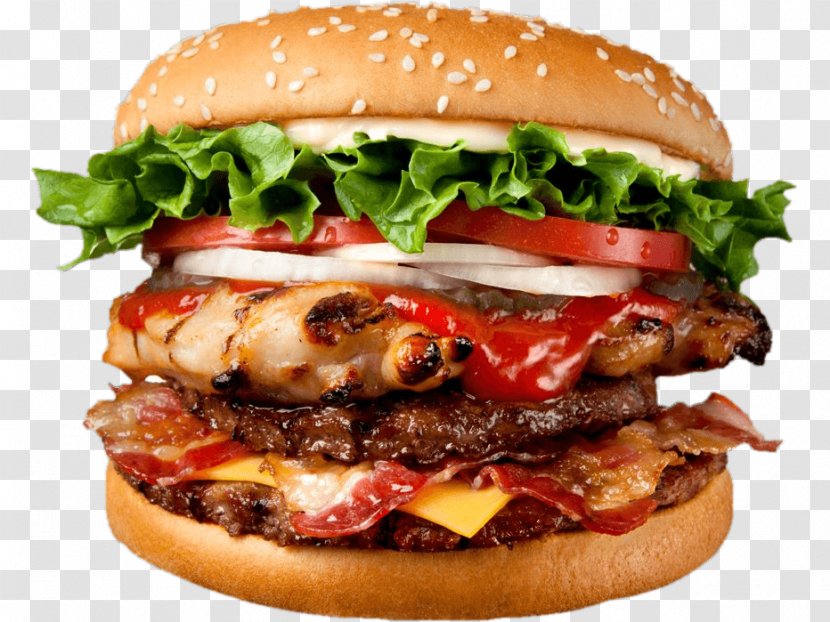 Hamburger Whopper Chicken Sandwich Fast Food Shawarma - Meat - Burger King Transparent PNG