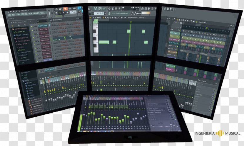 FL Studio Digital Audio Workstation Computer Software Image-Line - Editing - System Transparent PNG