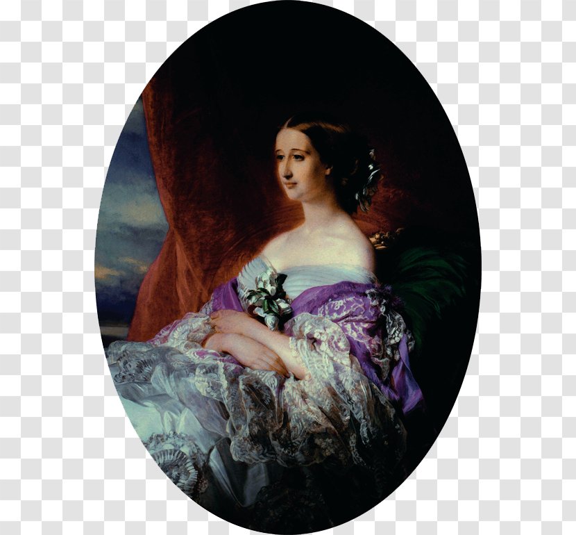 Eugénie De Montijo The Empress Portrait Of Eugénie, French Charlotte Belgium - Grand Duchess Maria Alexandrovna Russia Transparent PNG