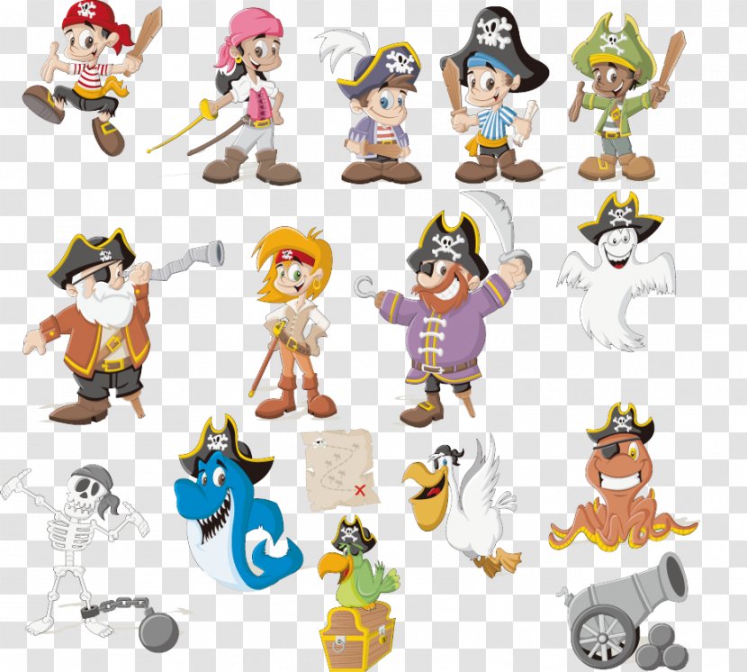 Cartoon Piracy Royalty-free Clip Art - Shutterstock - Pirate Material Transparent PNG