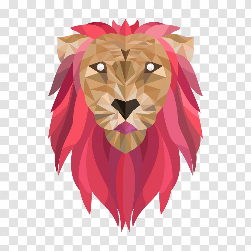 Big Cat Character - Lion Transparent PNG