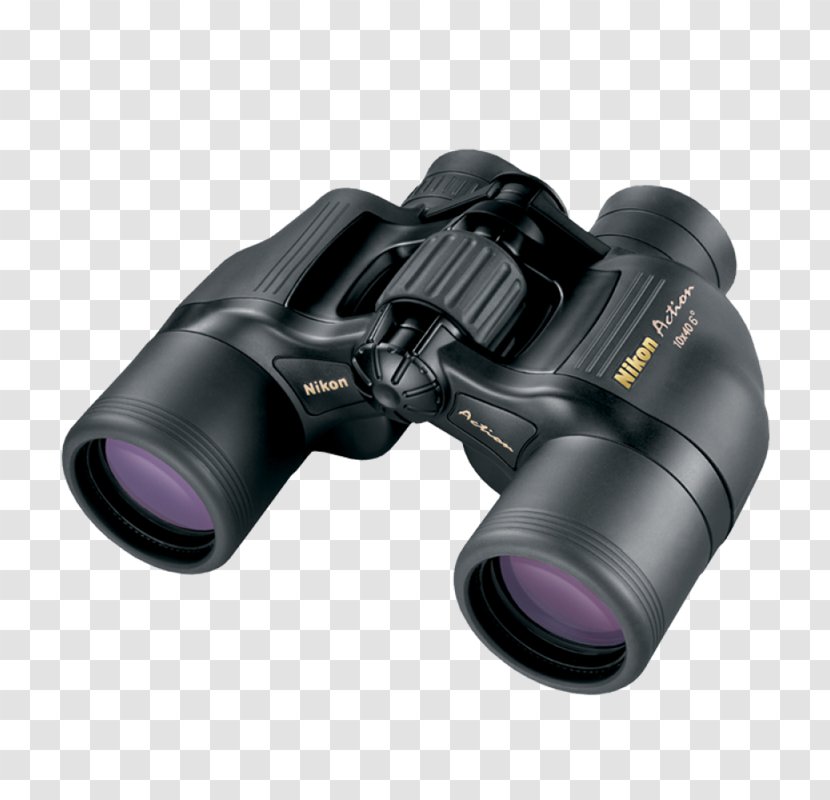 Binoculars Nikon Action Porro Prism Aculon A211 10-22X50 - Camera Lens Transparent PNG