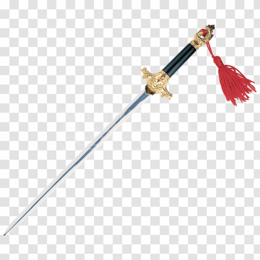 Knightly Sword Clip Art - Cold Weapon - Chinese Ink Painting Style Tai Chi Transparent PNG