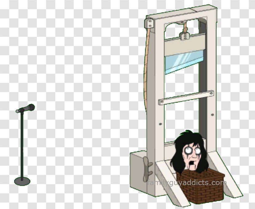 Guillotine Family Guy: The Quest For Stuff Cartoon Character Furniture - Marilyn Manson - Alice Cooper Transparent PNG