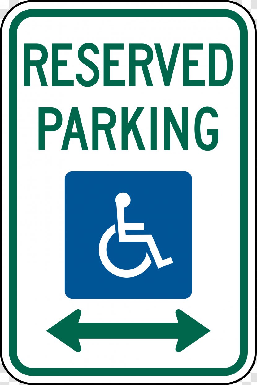 Car Park Disabled Parking Permit Sign Disability - Traffic Transparent PNG