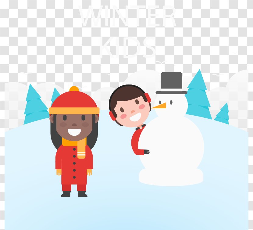 Snowman Winter Clip Art - Fictional Character - Kids Transparent PNG