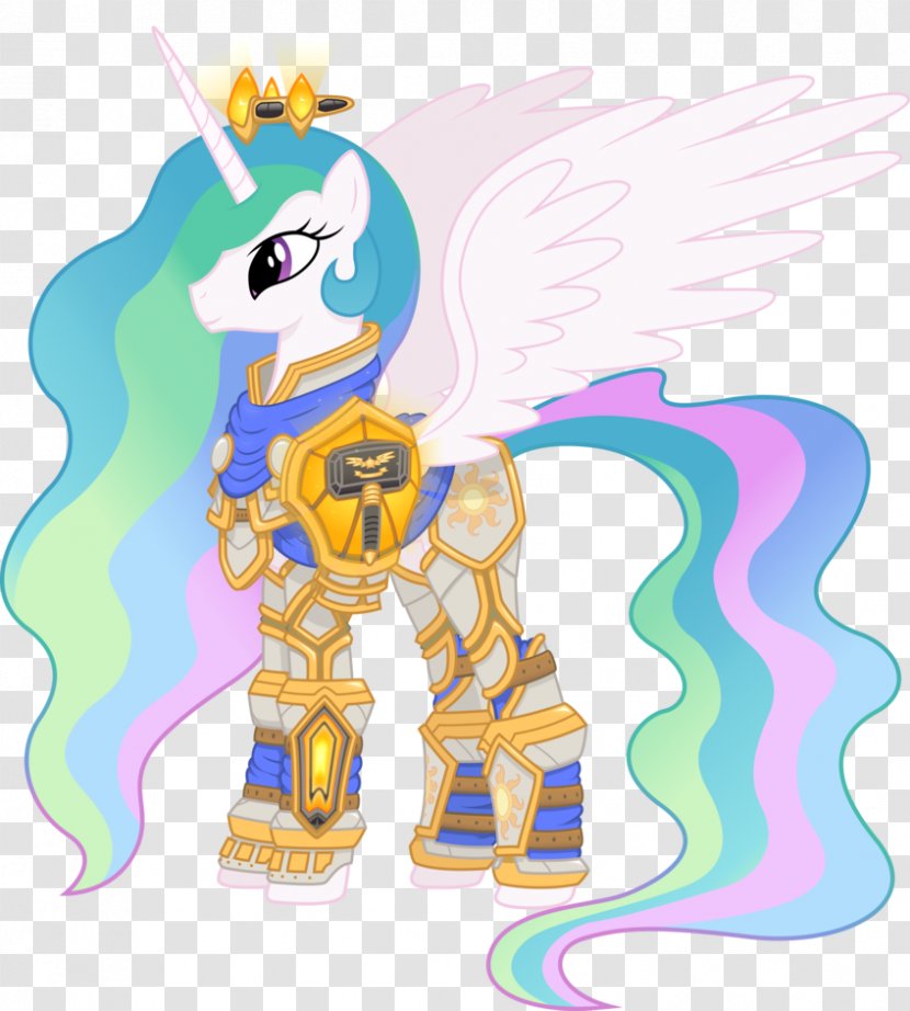 Pony Princess Celestia Luna World Of Warcraft Winged Unicorn - Deviantart - Triple Rainbow Over Ocean Transparent PNG