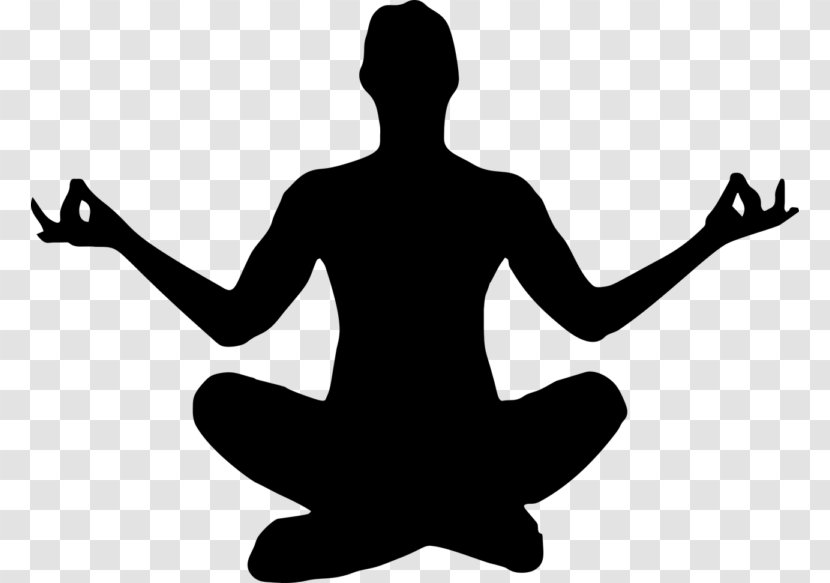 Yoga Silhouette Lotus Position Asana - Royaltyfree Transparent PNG