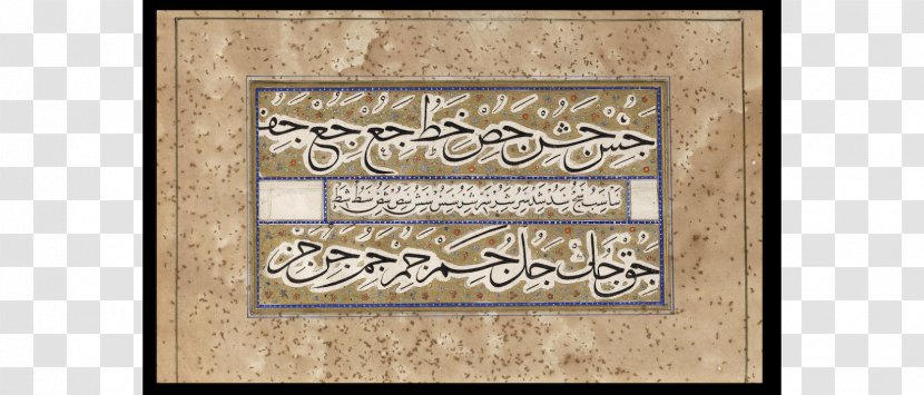 Islamic Calligrapher Baghdad Picture Frames Turkish People Writing - Encyclopedia - Work Of Art Transparent PNG