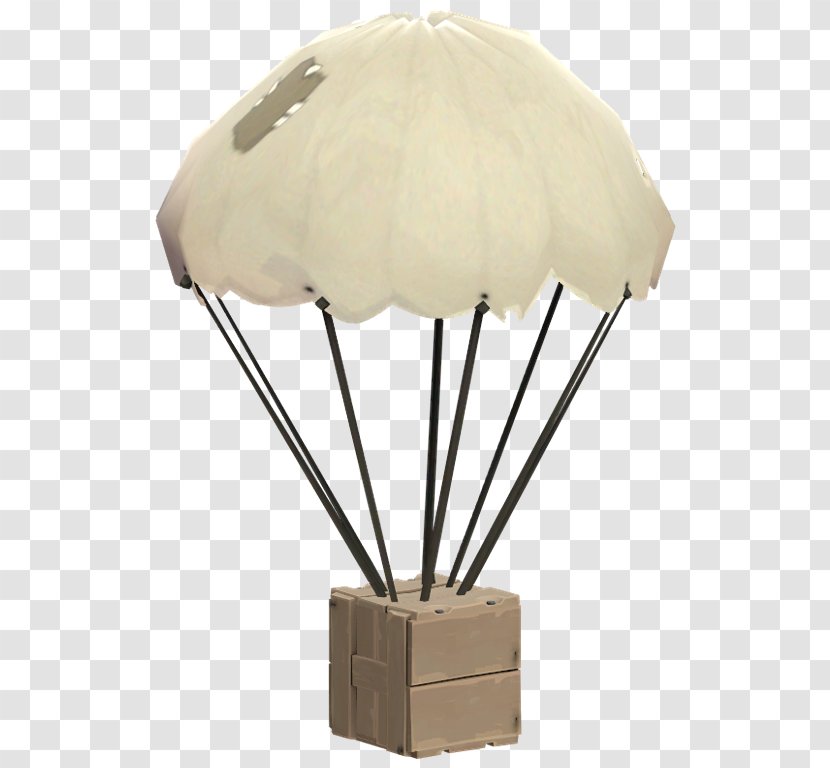 Crate Parachute Box Airplane - Lamp Transparent PNG