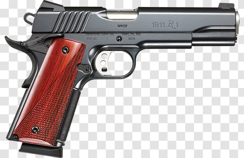 Remington 1911 R1 M1911 Pistol Arms .45 ACP - Semiautomatic Firearm - Sheng Carrying Memories Transparent PNG