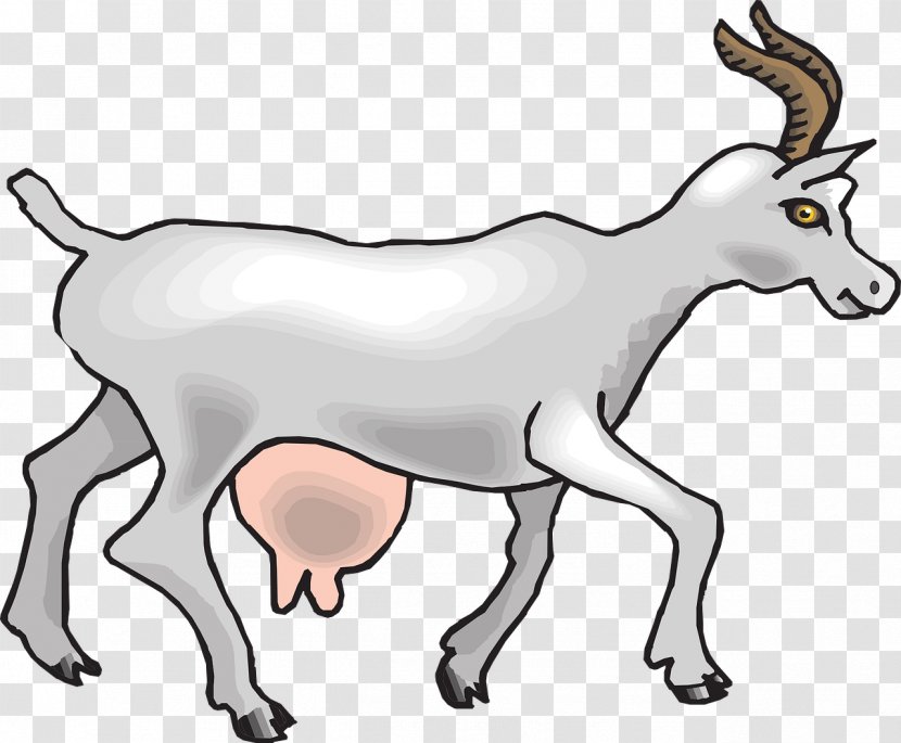 Boer Goat Cattle Animal Clip Art - Fictional Character Transparent PNG