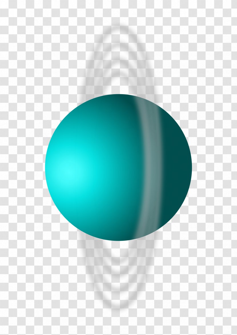 Planet Uranus Earth Clip Art - Teal Transparent PNG