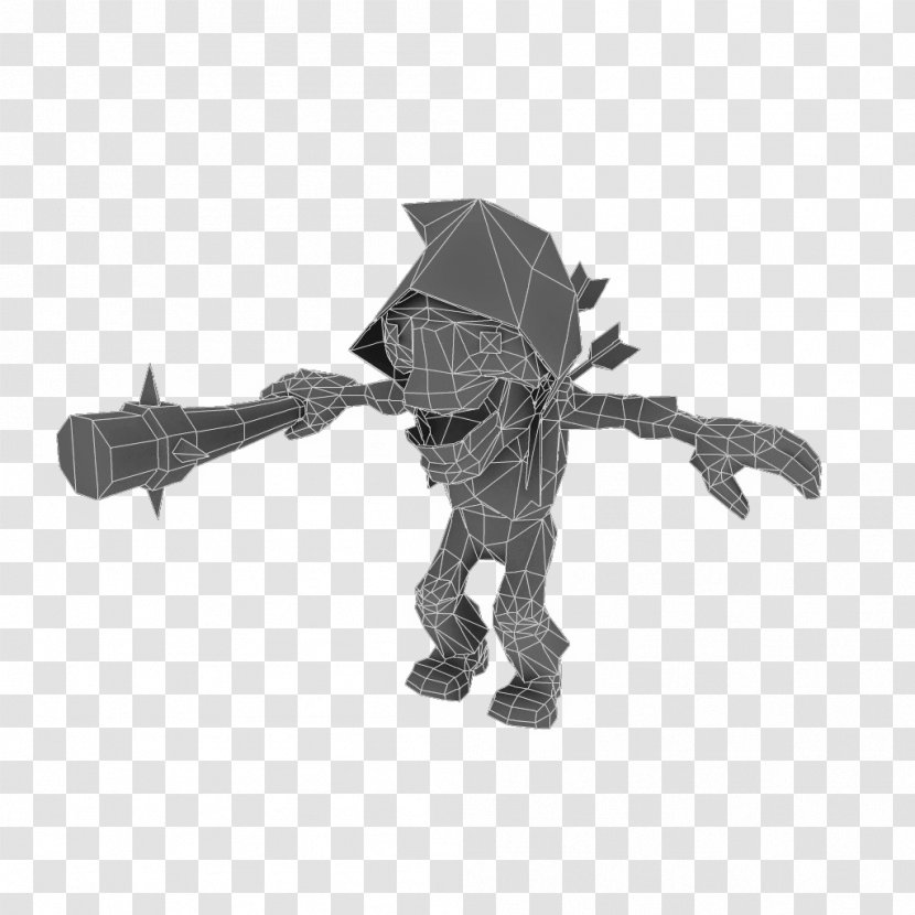 Zombie Cartoon - Origami - Toy Action Figure Transparent PNG