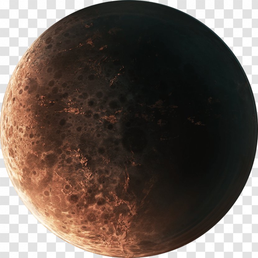 Copper Sphere Planet M Moon - Star Point Transparent PNG