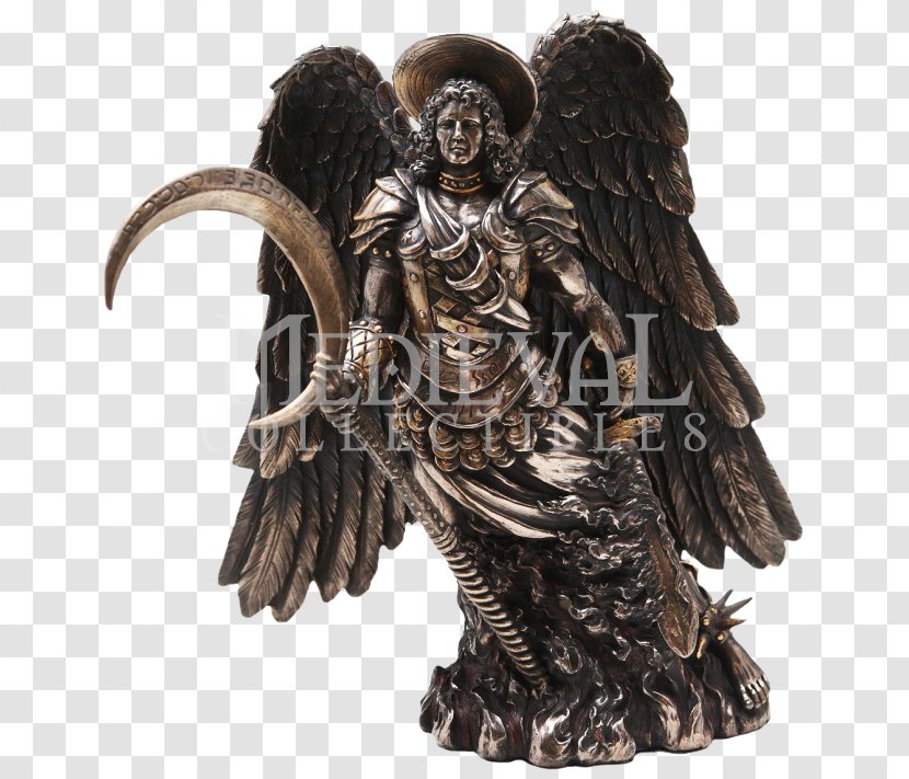 Gabriel Michael Seven Archangels Statue - God - Angel Transparent PNG