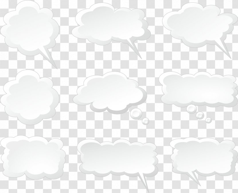 Black And White Pattern - Product Design - Creative Dialog Transparent PNG