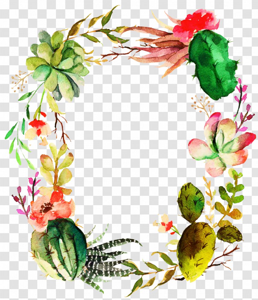 Wedding Flower Background - Wreath - Lei Plant Transparent PNG