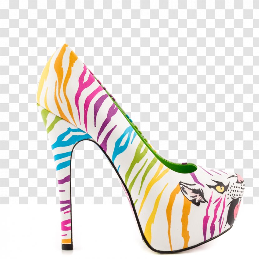 High-heeled Shoe Court Footwear - Basic Pump - Ferocious Tiger Transparent PNG