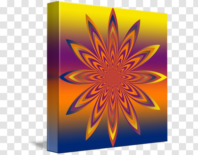 An Optical Illusion Color Illusions Op Art - Flower - Star War Transparent PNG