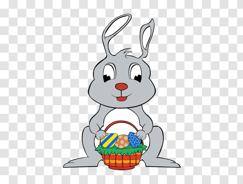 Easter Bunny Rabbit Egg Clip Art - Decorating Transparent PNG