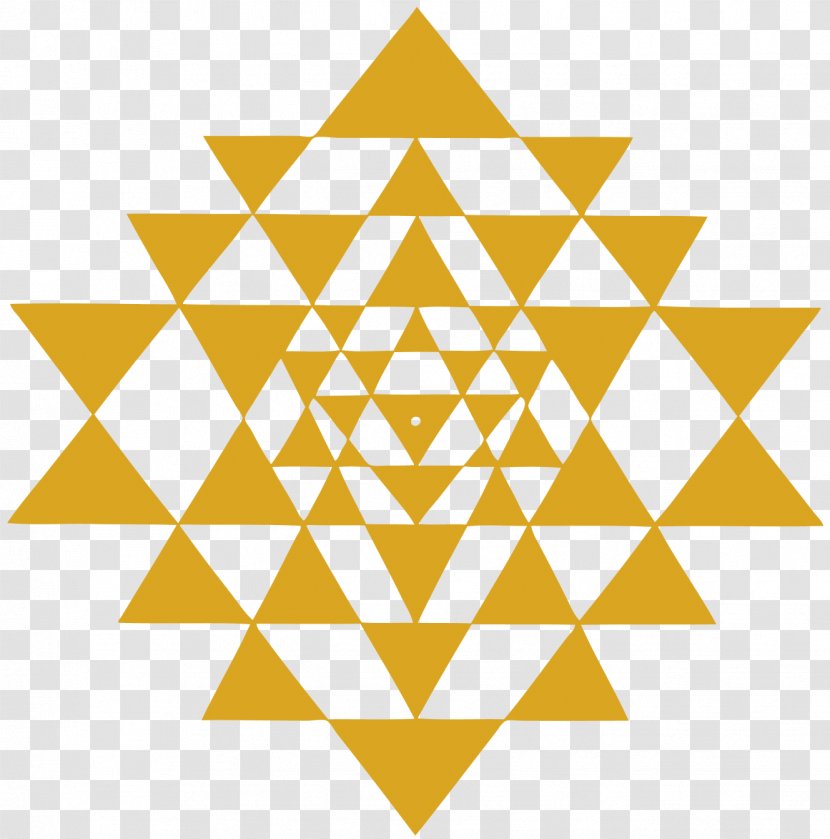 Sri Yantra Chakra Sacred Geometry Mandala - Hinduism - Triangle Transparent PNG