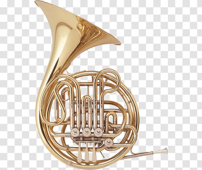 French Horns Holton-Farkas Brass Instruments Musical - Watercolor - Trombone Transparent PNG