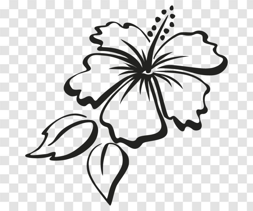 Hibiscus Flower Sticker Clip Art - Flowering Plant - Hawaii Transparent PNG