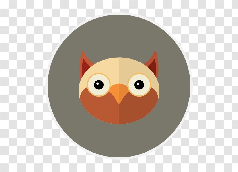 Owl - Orange - Creative Transparent PNG
