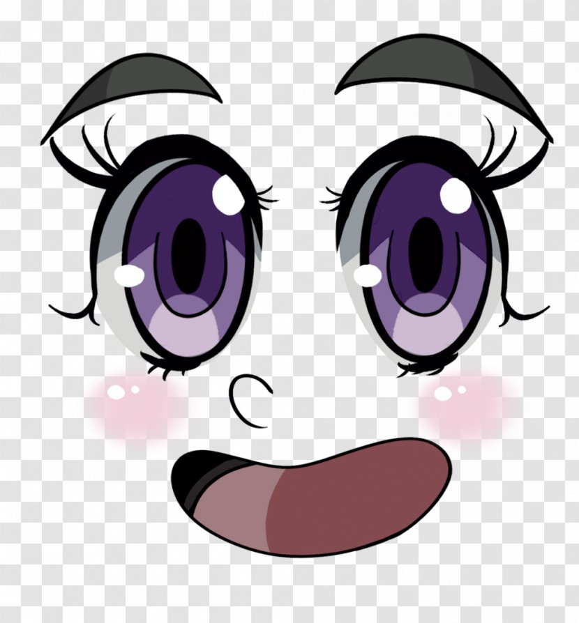 Eye Face Smiley - Silhouette Transparent PNG