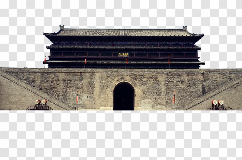 Terracotta Army Fortifications Of Xian Giant Wild Goose Pagoda U897fu5b89u660eu57ceu5899 Tang Dynasty - Roof - Ancient City Gate Transparent PNG